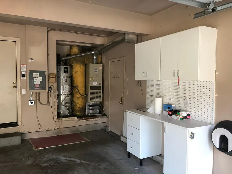 Garage work bench and 230V chargers