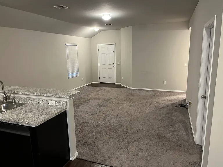 View of Living Room from Kitchen/Dining Room
