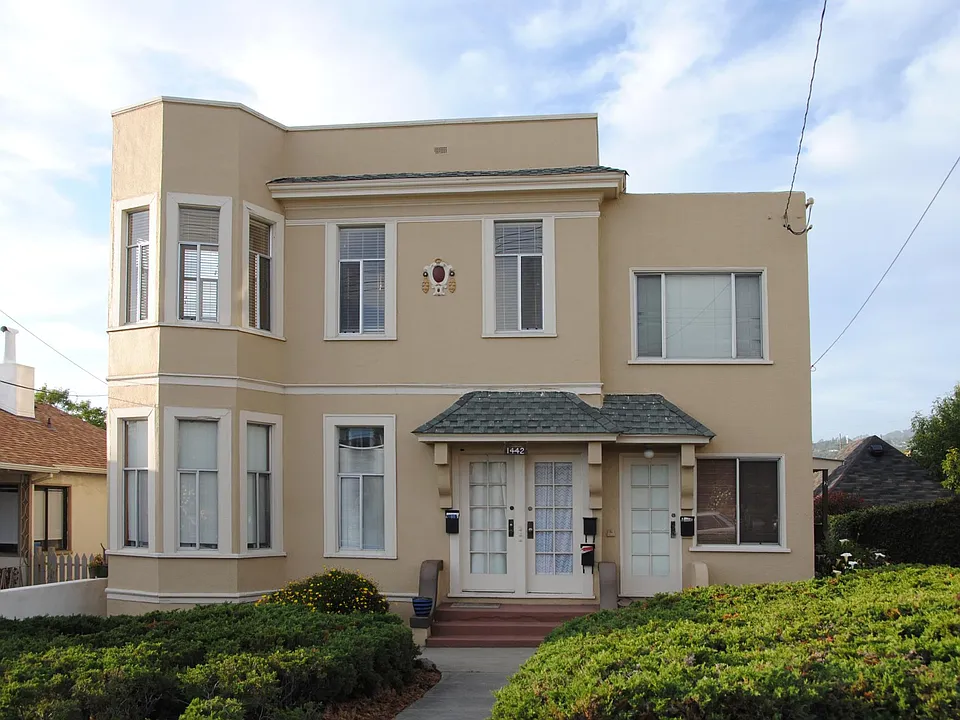 Front of fourplex