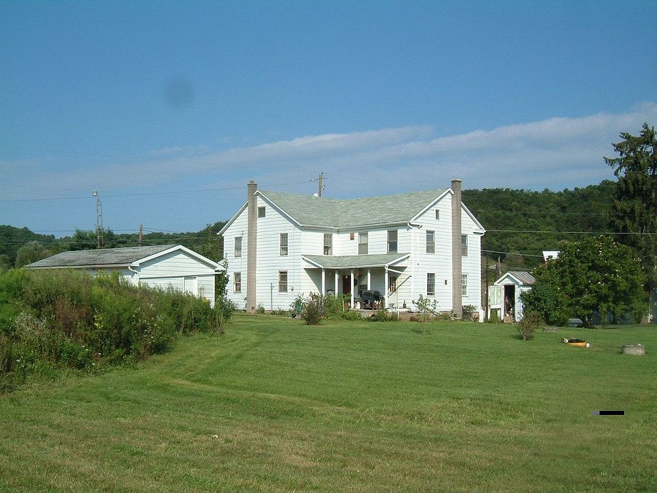 Back of house with yard