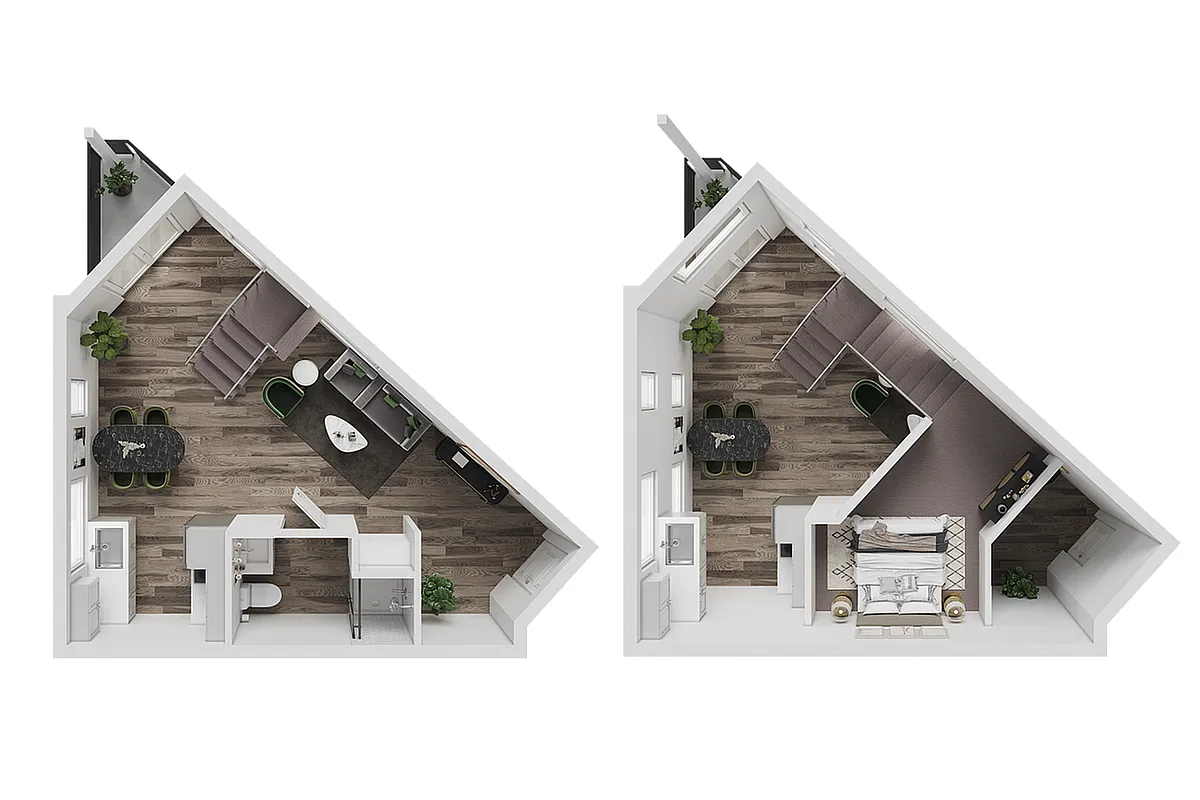 Floor plan Cornerstone Loft