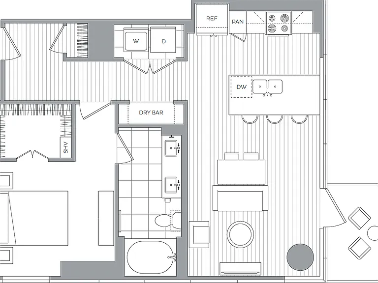 N / 1 Bedroom / 1 Bath N / 1 Bedroom / 1 Bath