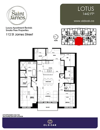 Floor plan 1106
