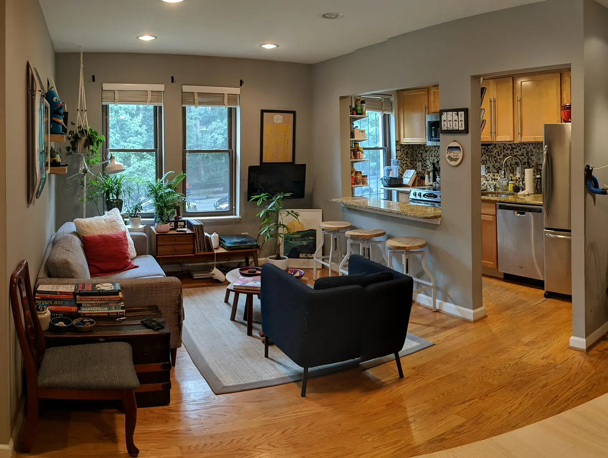 Living and Kitchen - 1750 Harvard St NW