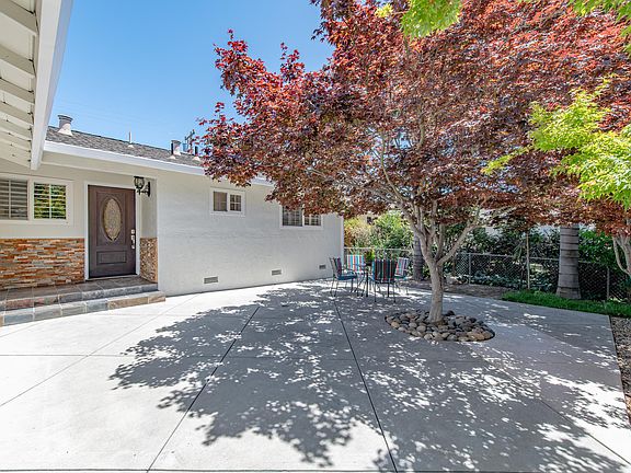 Patio and front entrance