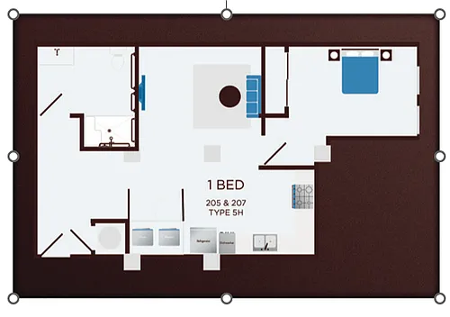 Floor plan 207