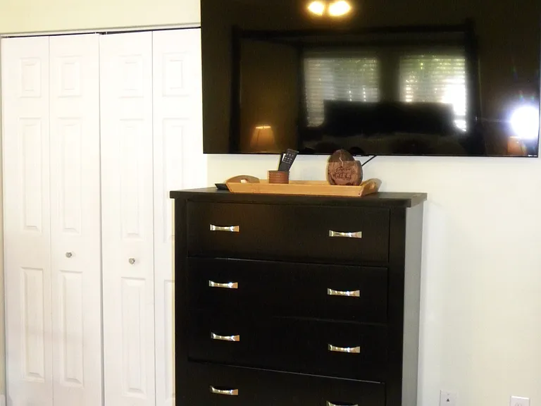 TV in Rear Master Bedroom
