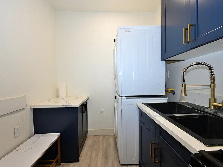 updated kitchen w/ in-unit laundry