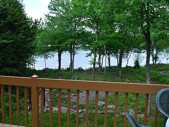 View from wrap around deck
