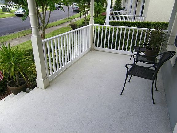 Front covered porch