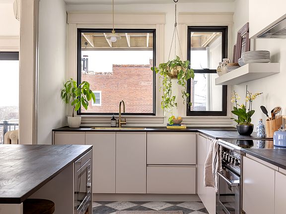 Heated tile floors in kitchen