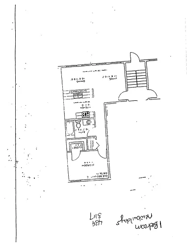 Floor plan 3117 1 Bed Room