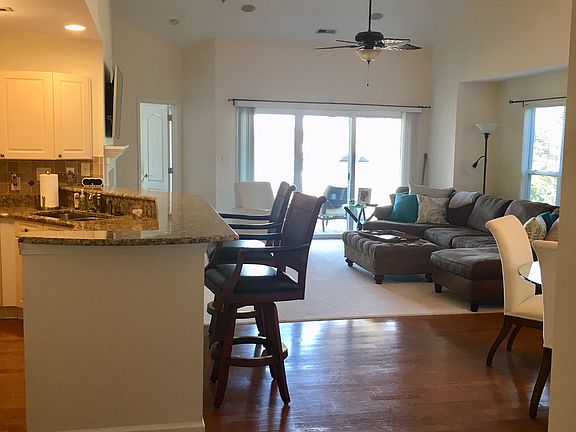 vaulted ceilings open & airy