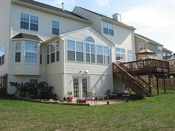 Rear Walkout with Deck, Patio and Fence
