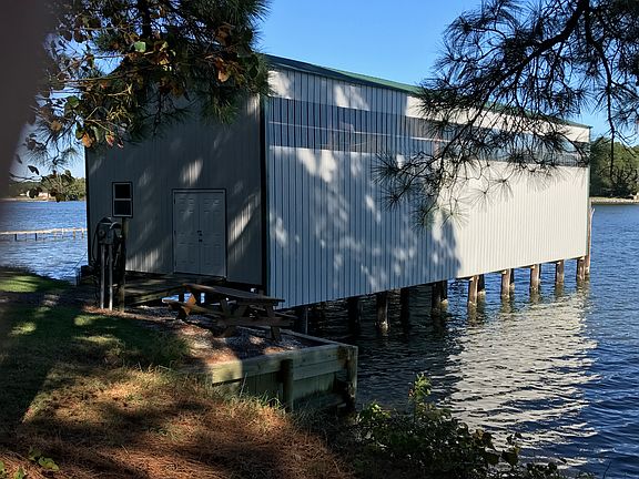 South side of boathouse