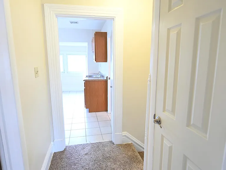 Hall view from living room to Kitchen