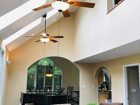 Skylit Living Room