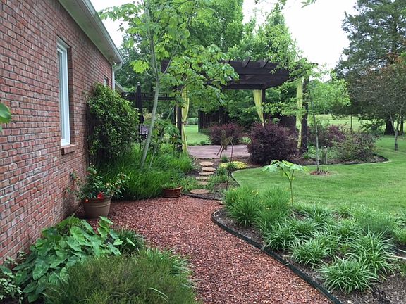 Beautifully landscaped yard