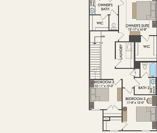 Second Floor 3 br 2.5 ba