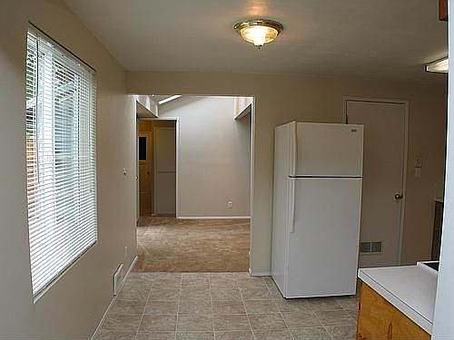 View from living room to dining room