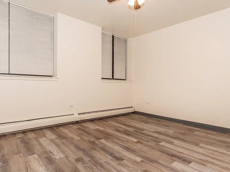 Studio unit with 1 bathroom, bedroom and living room area.