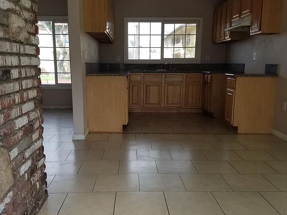 Open kitchen and dining area
