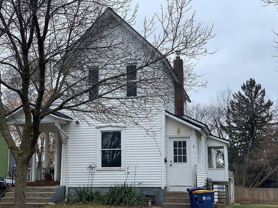 Front door. Right side of duplex