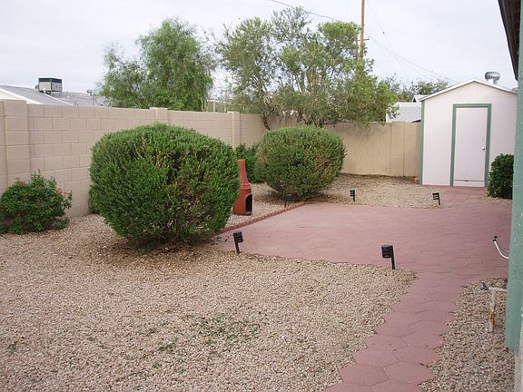 Walled Back yard