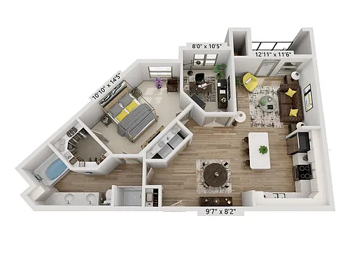 Floor plan Curie