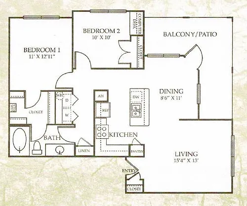 Floor plan 2-B1