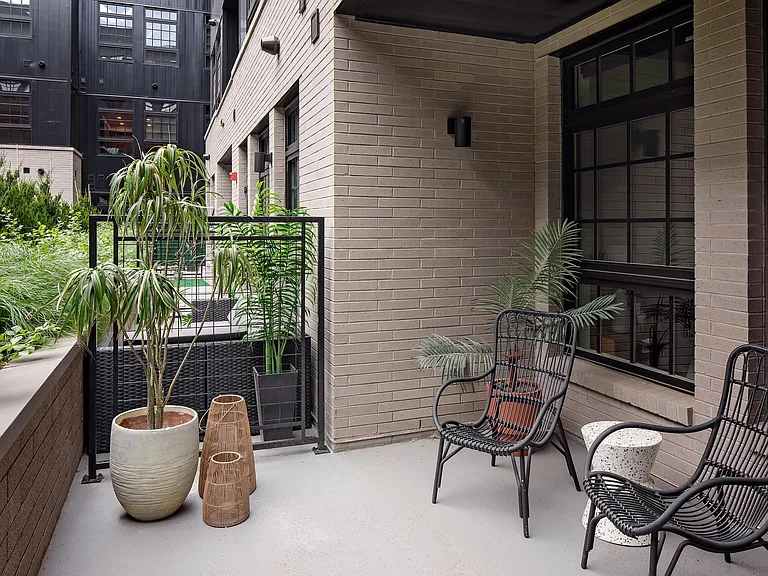 Expansive and private patio/balconies