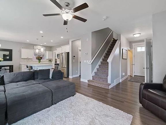 Family Room into kitchen