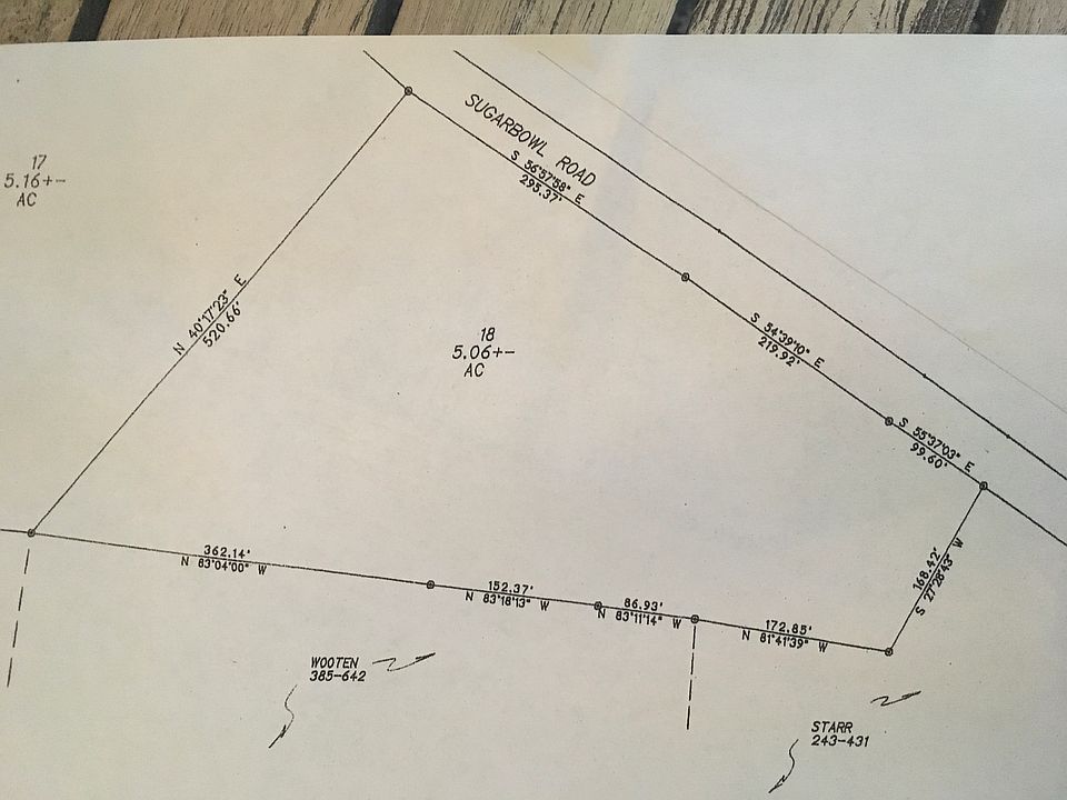 Five wooded rolling acres