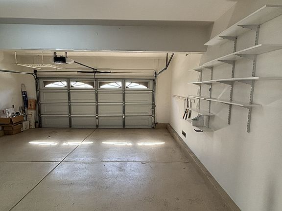 2 car garage with storage and SOLAR