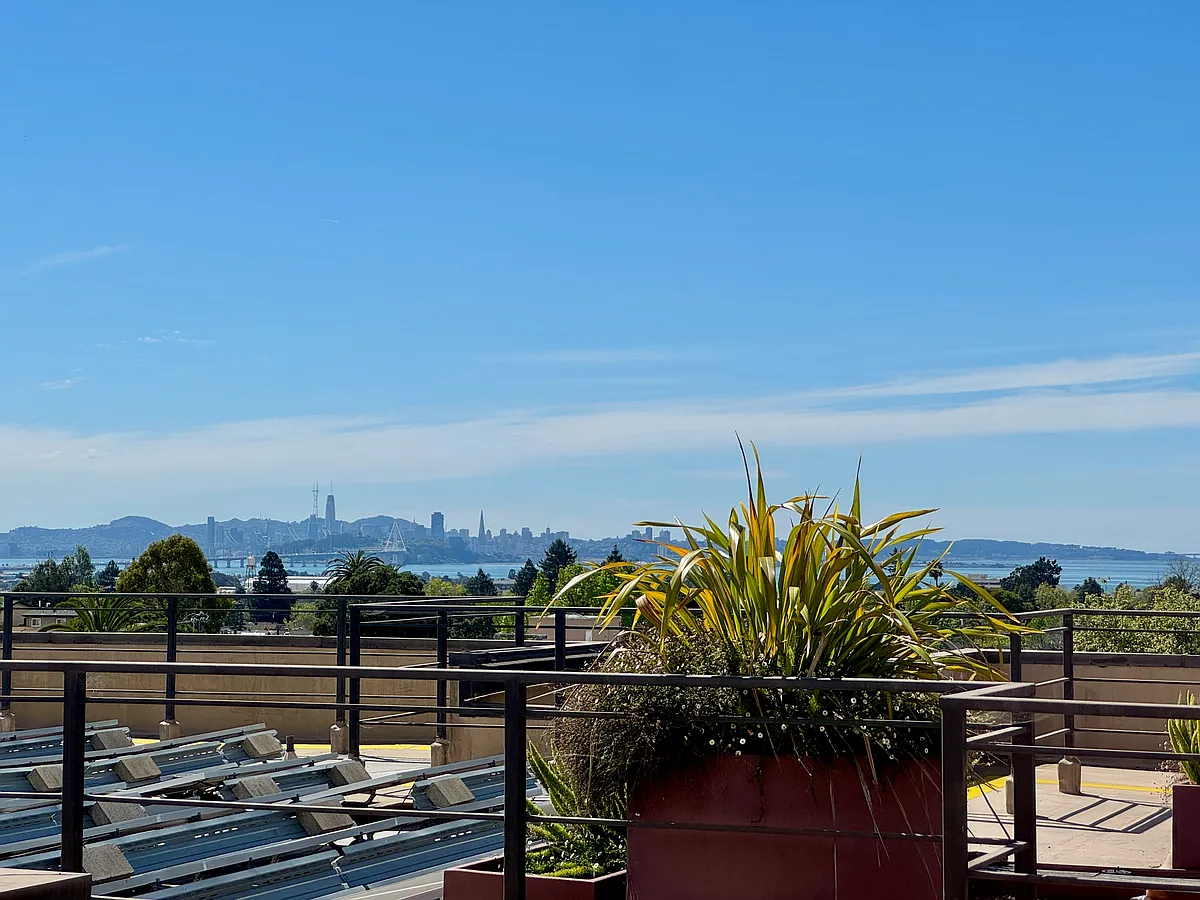 View from Master Bedroom - 2029 Channing Way #4D