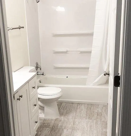 2nd bath with lots of storage