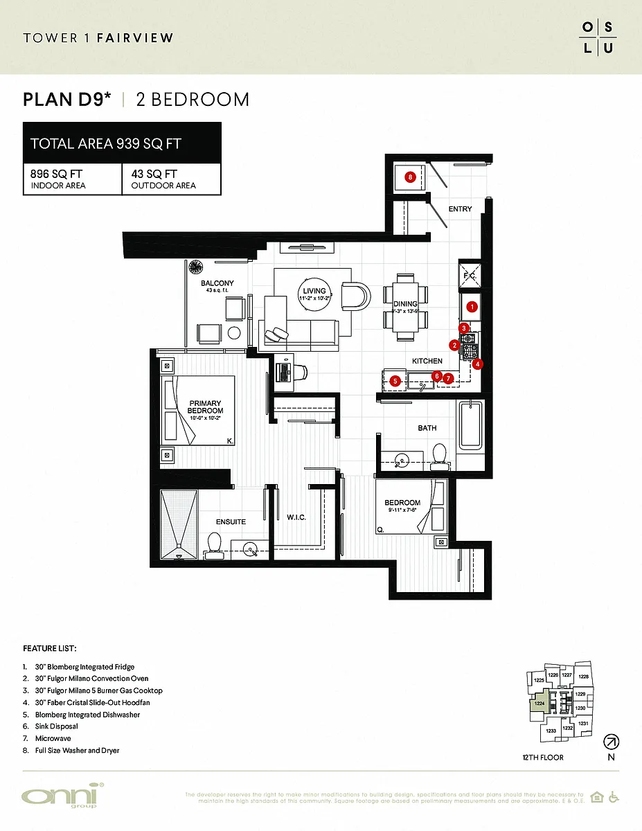Floor plan Fairview D9*