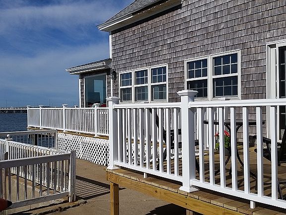The Cove - side view of deck
