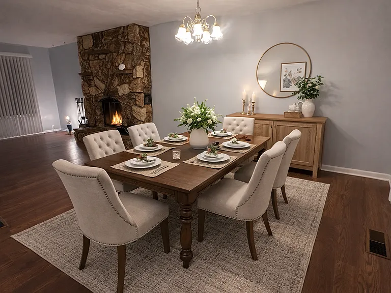 Dining Room - virtually staged