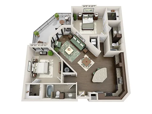Floor plan Give (B2F)