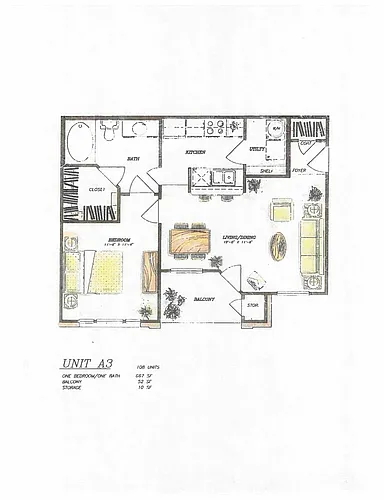Floor plan A3-A