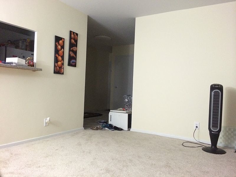 living room and foyer