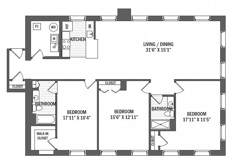 Floor plan C4 - Mill