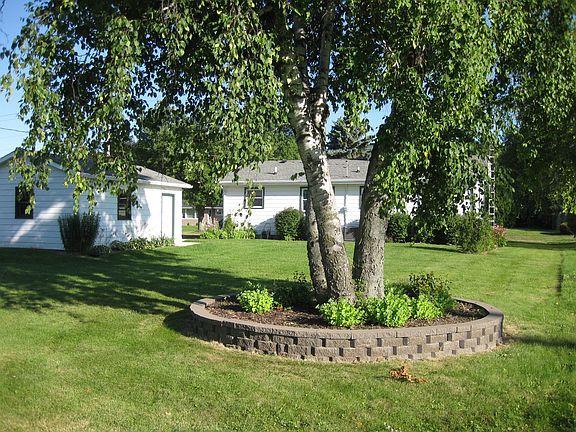 backyard facing north