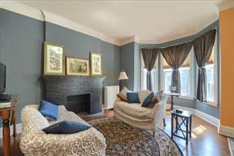 558 Apartment 2 is located on the second and third floors. This is the Living Room, which is located on the second floor.
