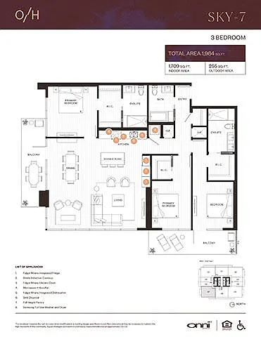 Floor plan Plan SKY7