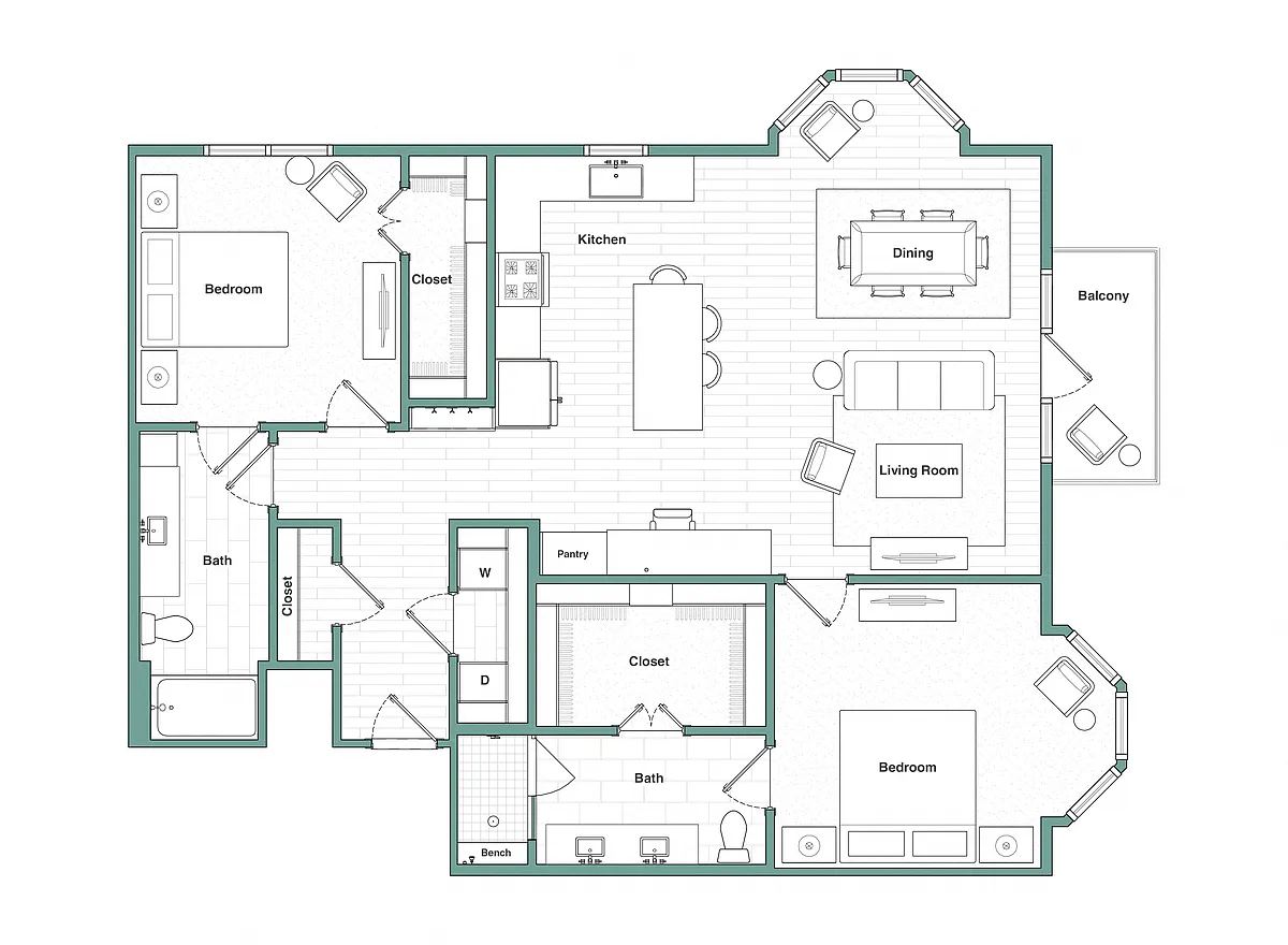 Floor plan B41