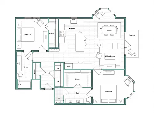 Floor plan B41