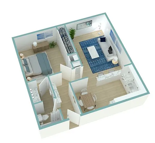 Floor plan Lavendar