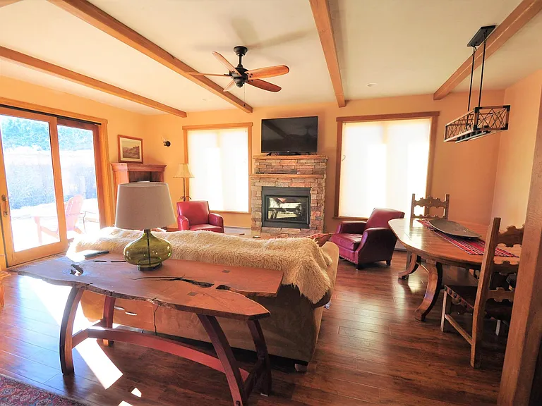 Bight and spacious living area